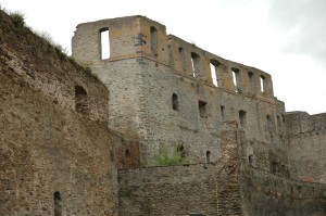 First view of the Rheinfels ruins